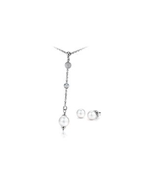 JOIA De Majorca Pearl & CZ Bezel Stardust Set