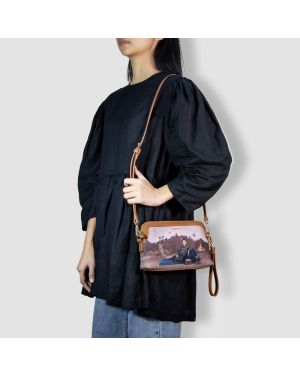 Htate Htar Beige Small Cross Bag