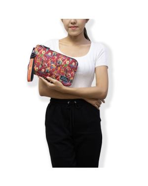 Youth Deep Red Midi Clutch