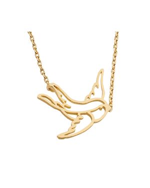 Belle & Beau Golden Bird Necklace