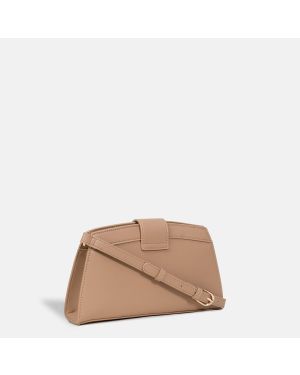 Dannari Beige Clutch Crossbody Bag