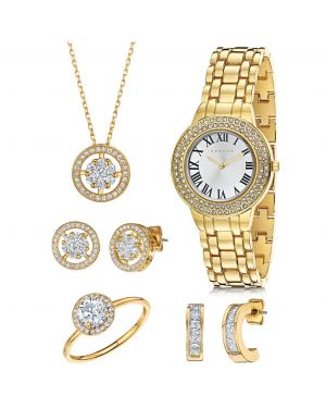 FERVOR Elegant Watch & Jewelry Set