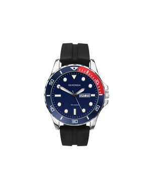 SEKONDA Gents Watch - Blue Dial with Batons