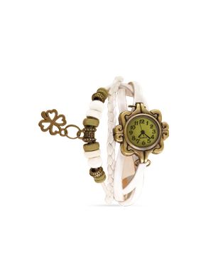 Ties Jolie Four Leaf Clove Watch Bracelet 